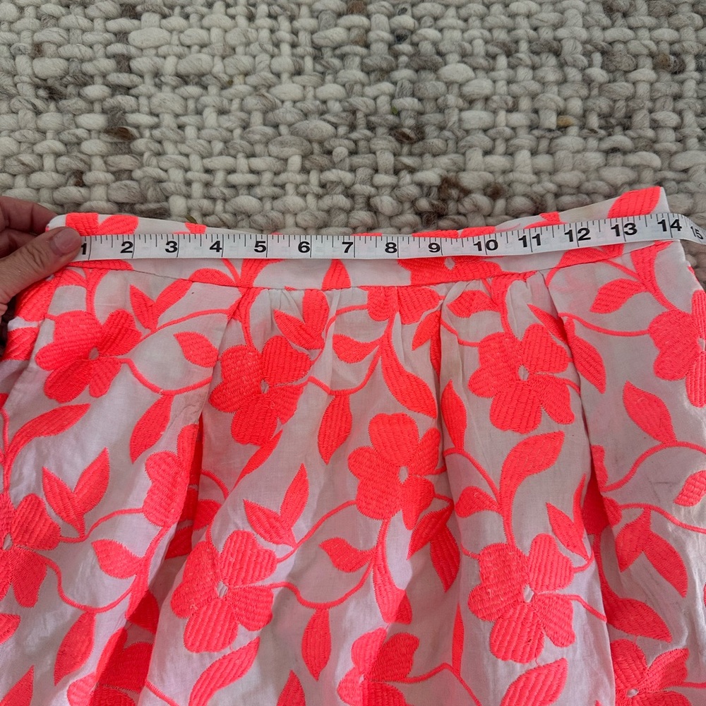 J. CREW Floral pleated mini skirt 2 JCREW - Picture 5 of 6